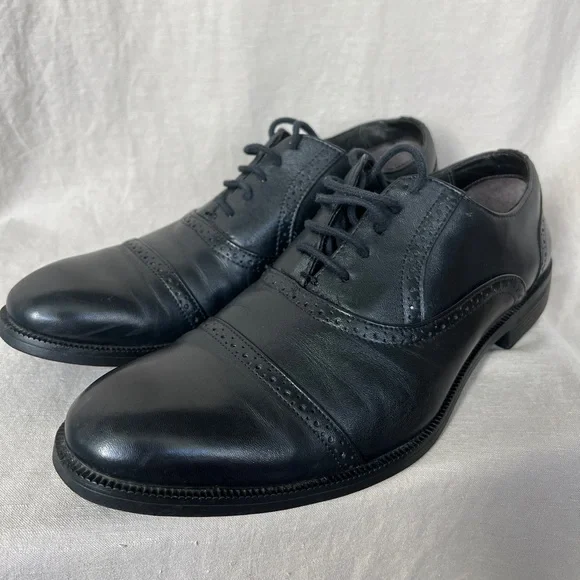 Shoes | Ferracini Leather Black Dress Shoes | Poshmark display picture 3